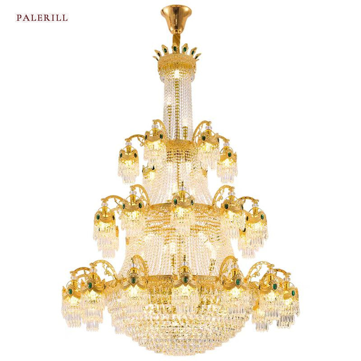 AM0618 — Light Luxury Crystal Chandelier for Living Rooms