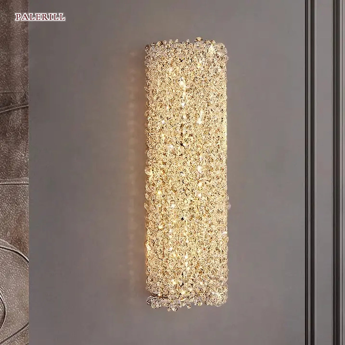 AM0663 — Light Luxury Crystal Wall Light for Living Rooms