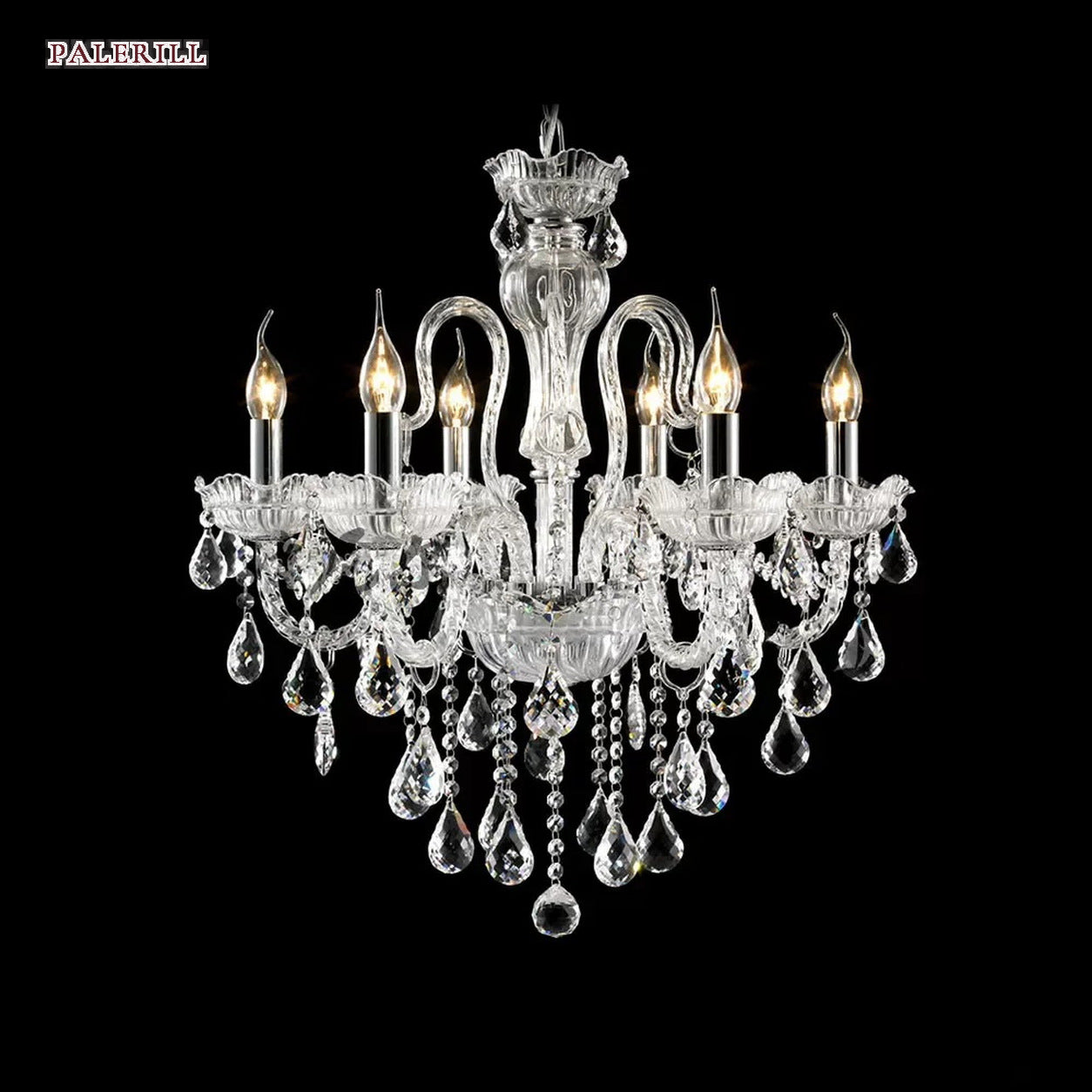 AM0817 — European Crystal French Chandelier for Retail Spaces & Gym Spaces