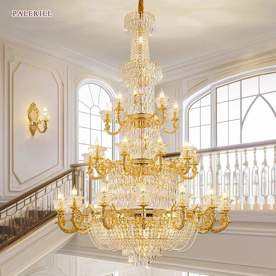 AM0669 — Modern Luxury Crystal Chandelier for Living Rooms