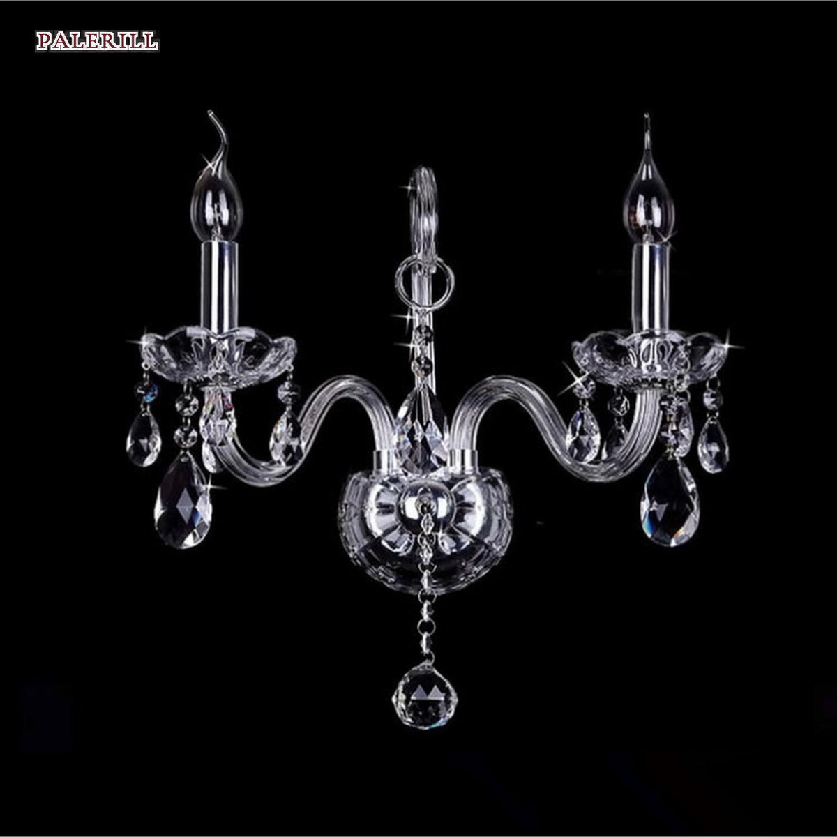 AM0732 — European Crystal Wall Light for Living Rooms & Dining Rooms
