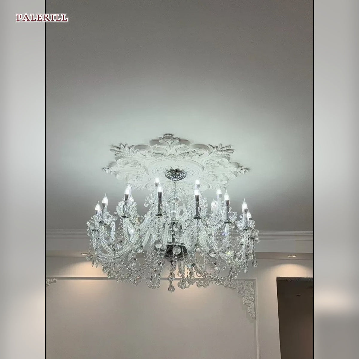 AM0770 — European Crystal Chandelier for Living Rooms & Dining Rooms