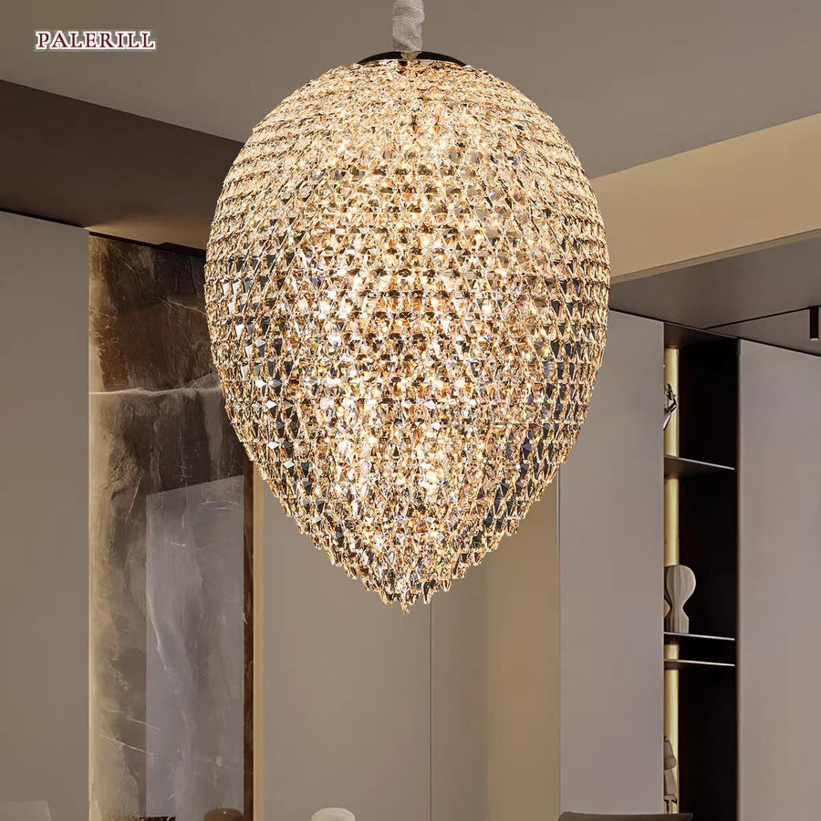 AM0672 — Modern Luxury Crystal Chandelier for Living Rooms