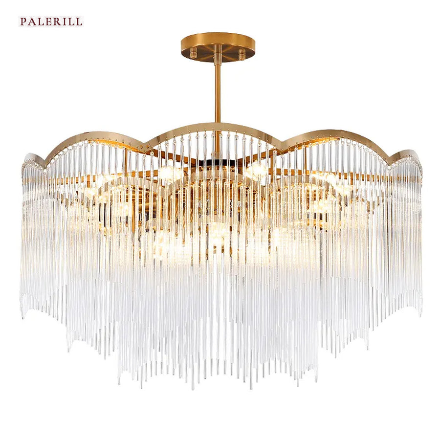 AM0624 — Postmodern Crystal Chandelier for Living Rooms