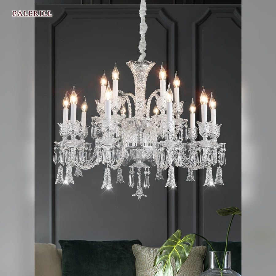 AM0821 — European Crystal Chandelier for Living Rooms & Dining Rooms