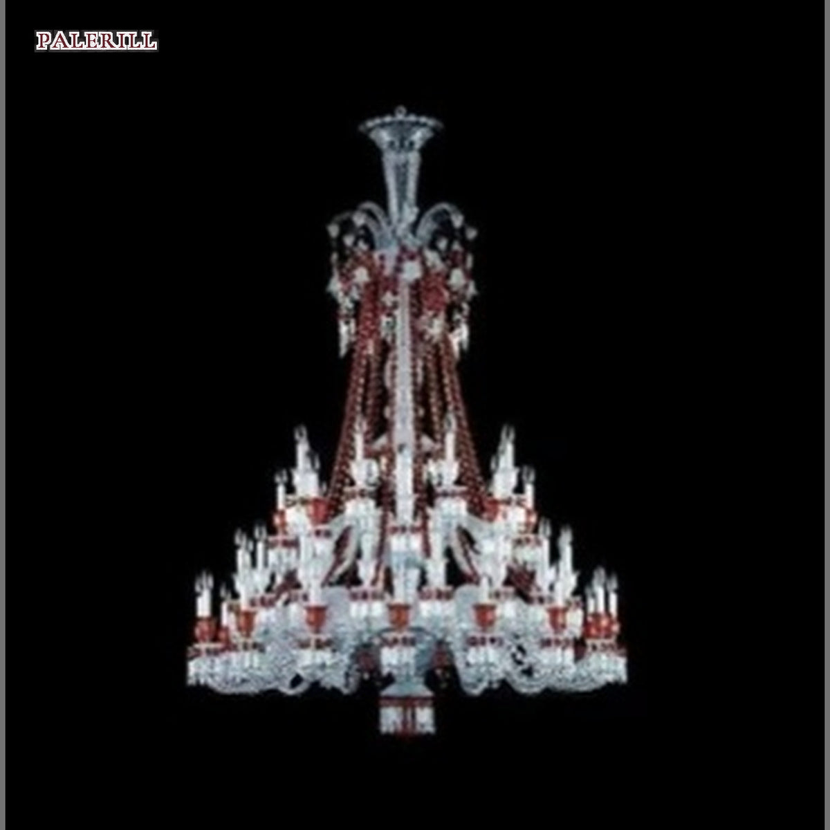 AM0752 — European Stairwell Duplex Crystal Chandelier for Living Rooms