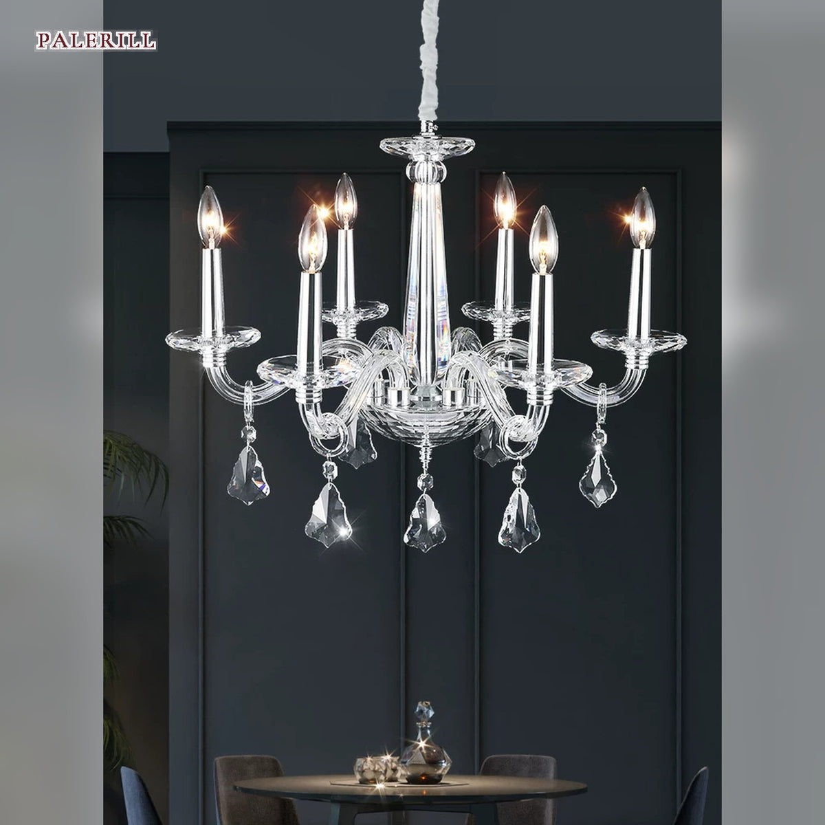 AM0846 — French Crystal Chandelier for Living Rooms