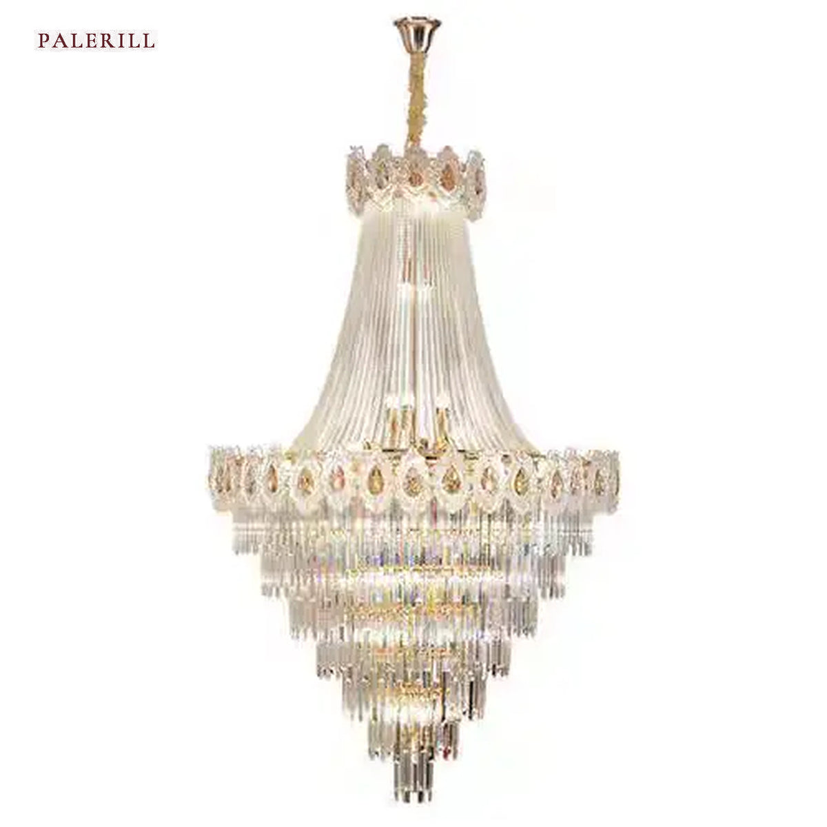 AM0684 — Light Luxury Crystal Chandelier for Living Rooms