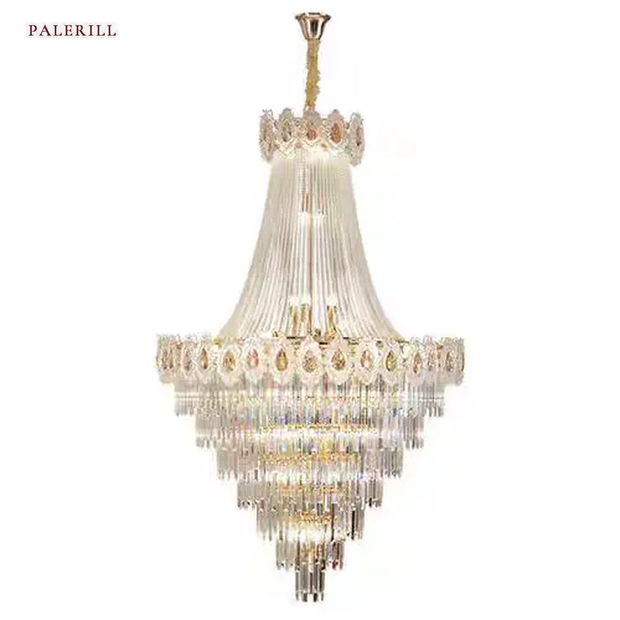 AM0684 — Light Luxury Crystal Chandelier for Living Rooms