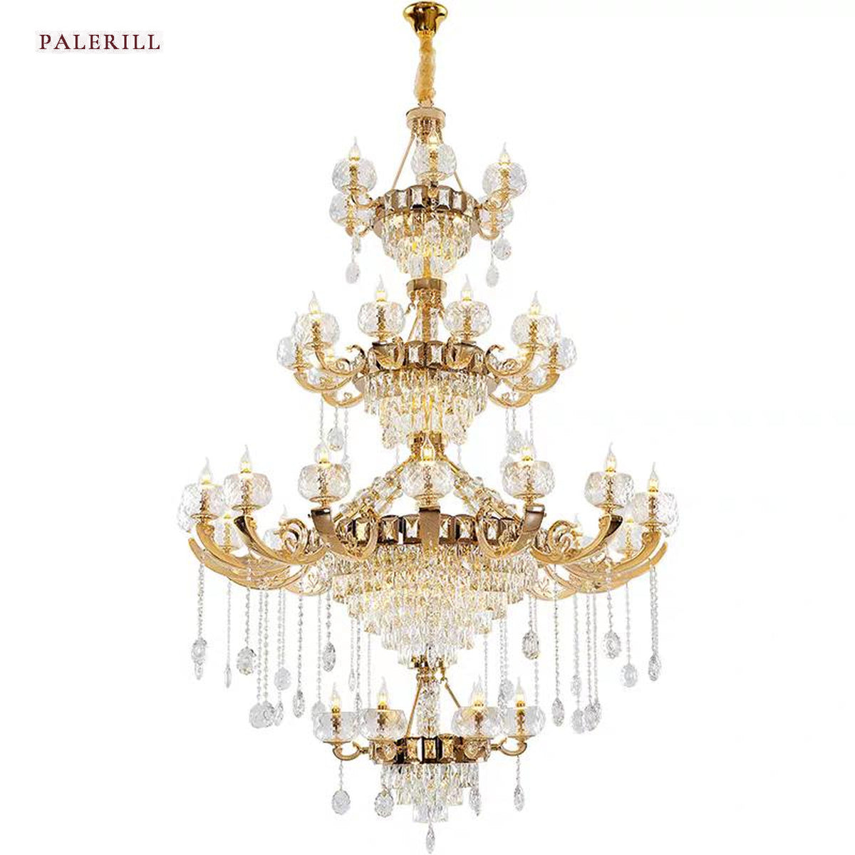 AM0551 — Light Luxury Stairwell Chandelier for Stairwells