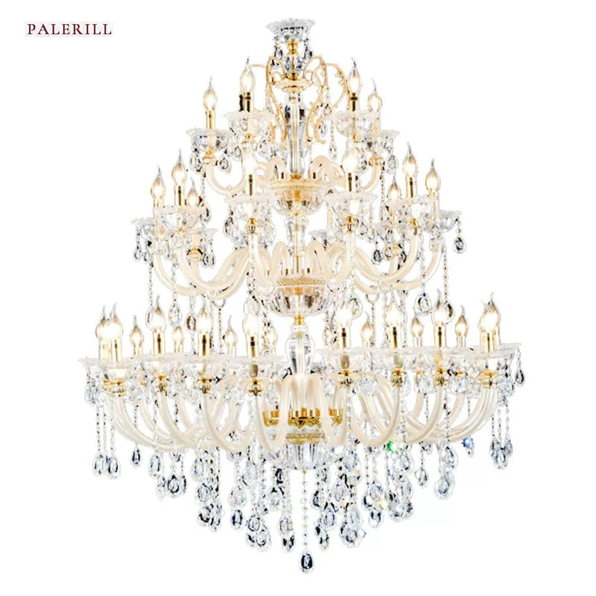 AM0706 — European Candle Crystal Chandelier for Hotels & Ballrooms