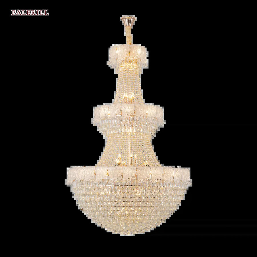AM0580 — Light Luxury Crystal Chandelier for Living Rooms
