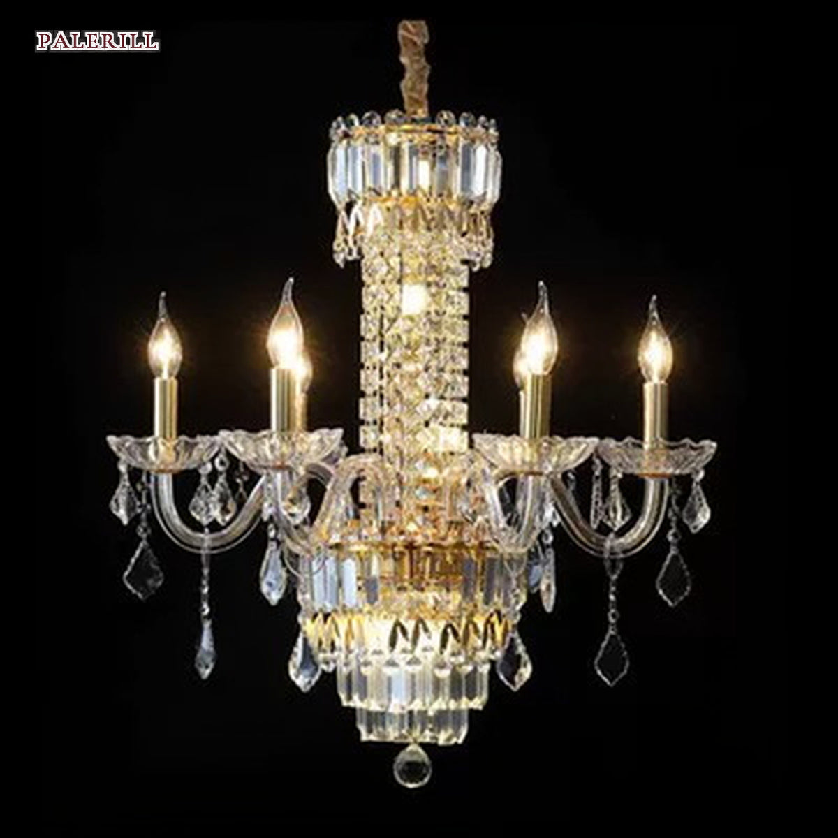 AM0835 — Modern Luxury Stairwell Iron Chandelier for Loft Spaces & Duplex Spaces
