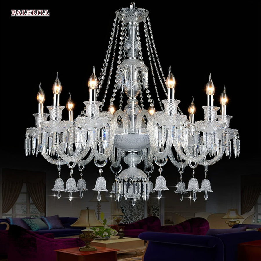 AM0798 — European Duplex Crystal Chandelier for Living Rooms & Dining Rooms