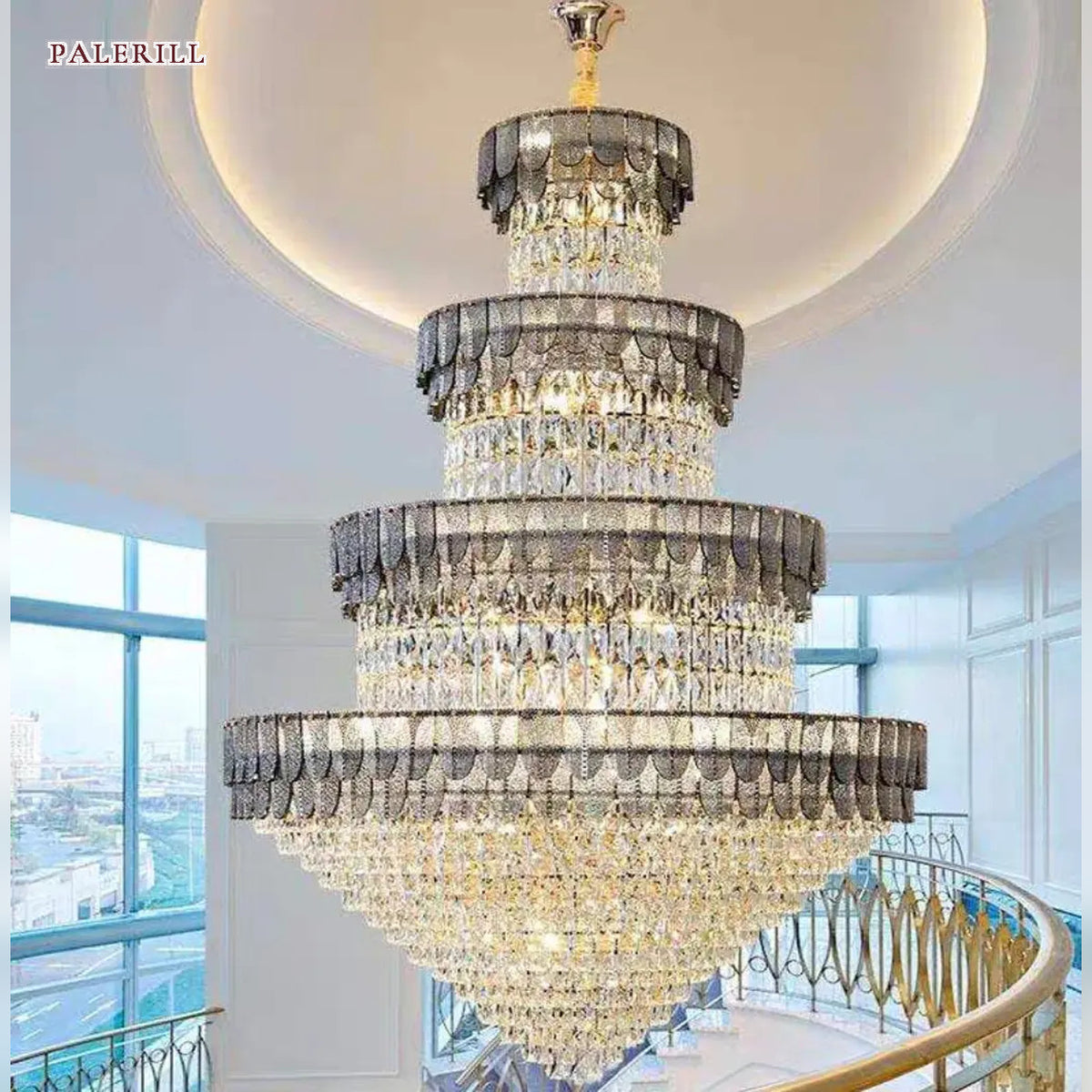AM0654 — Modern Luxury Crystal Chandelier for Living Rooms