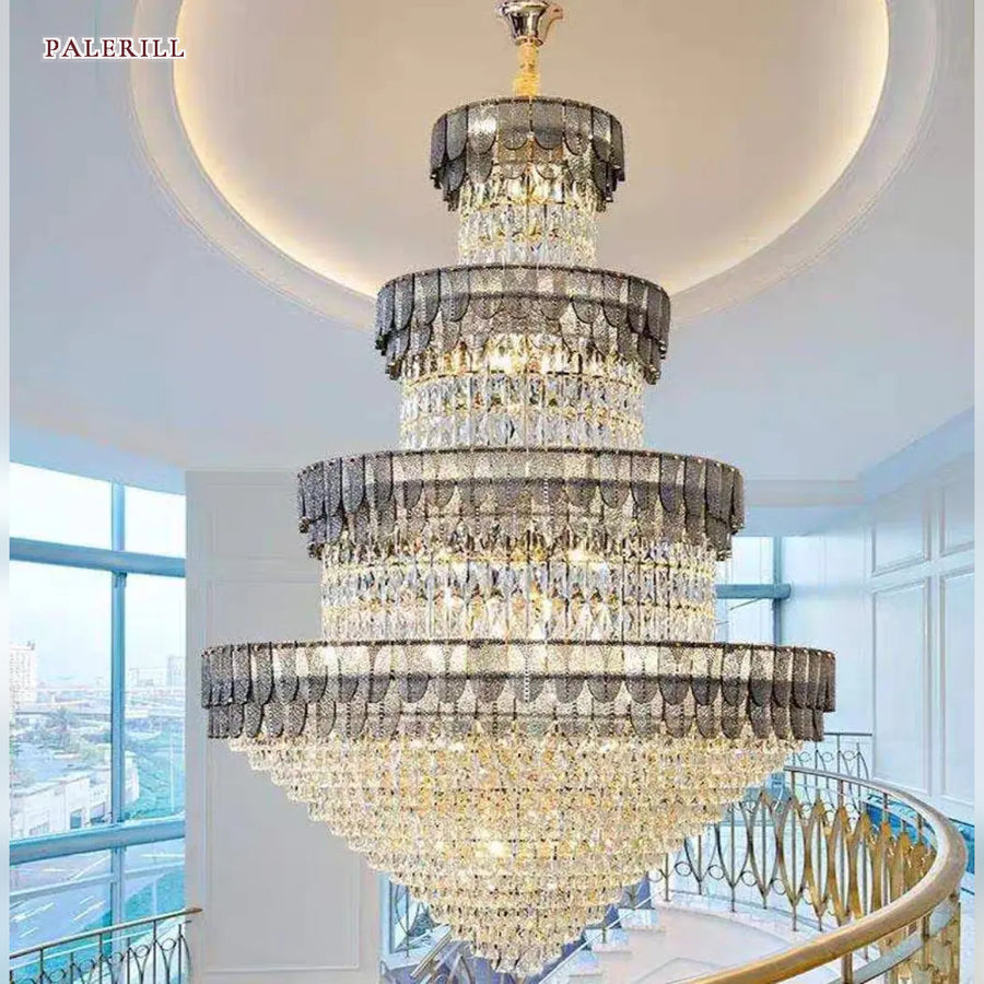 AM0654 — Modern Luxury Crystal Chandelier for Living Rooms