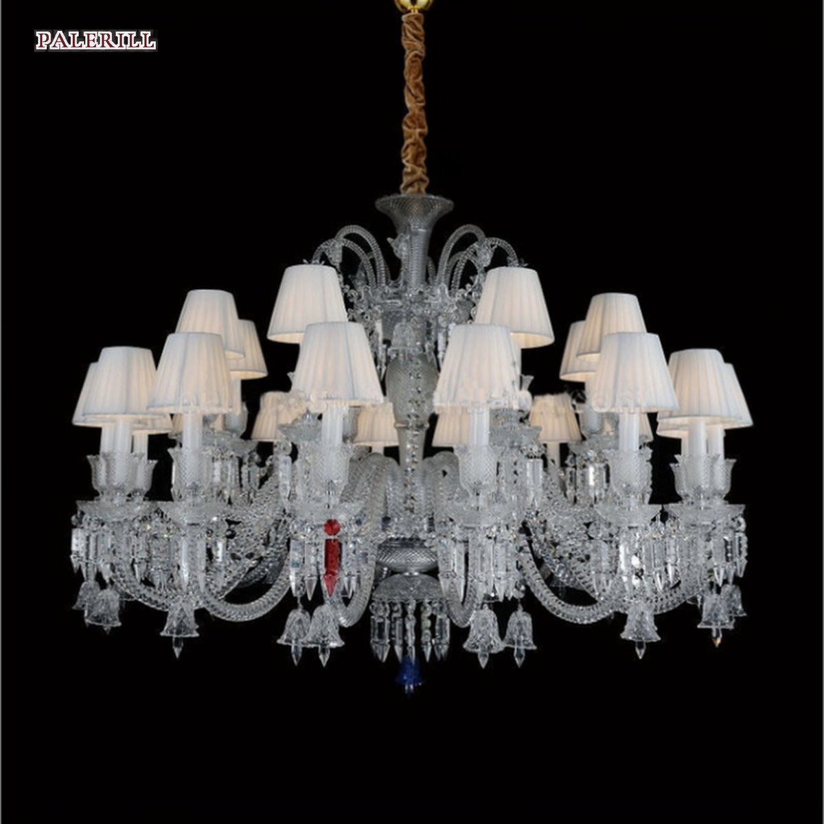 AM0806 — European Stairwell Grand Hall Crystal Chandelier for Loft Spaces & Duplex Spaces
