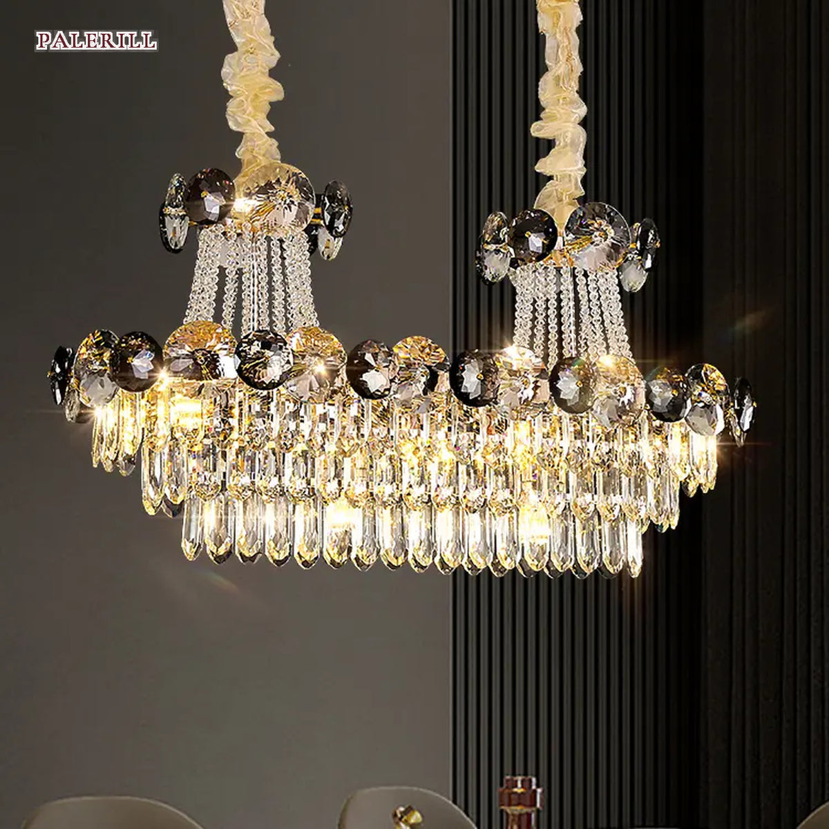 AM0479 — K9 Crystal Chandelier for Living Rooms