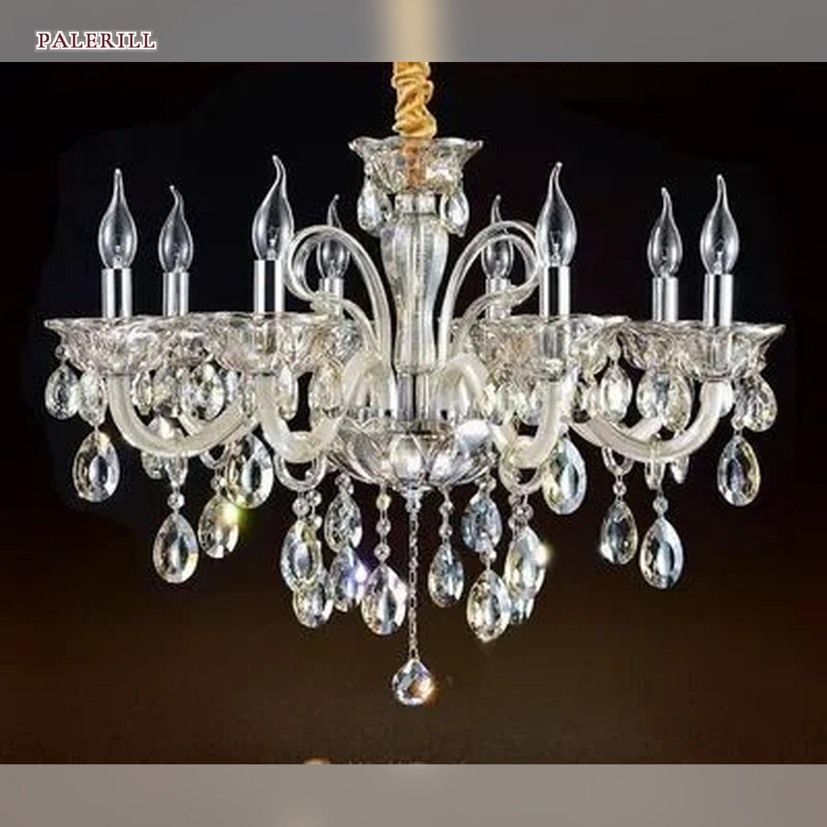 AM0826 — European Candle Crystal Chandelier for Dining Rooms