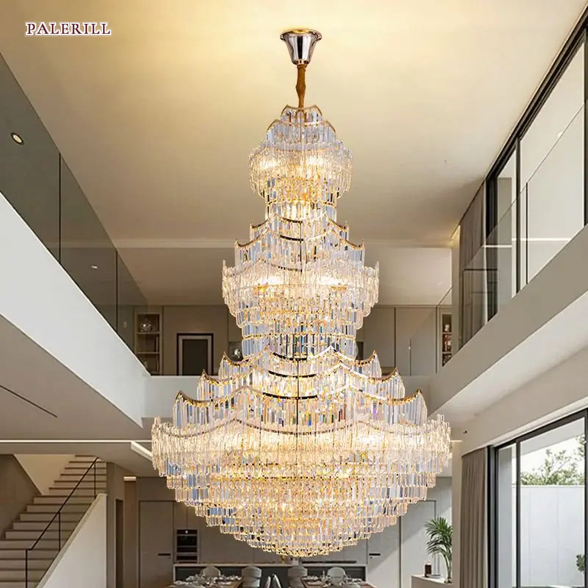 AM0514 — Light Luxury Crystal Chandelier for Dining Rooms
