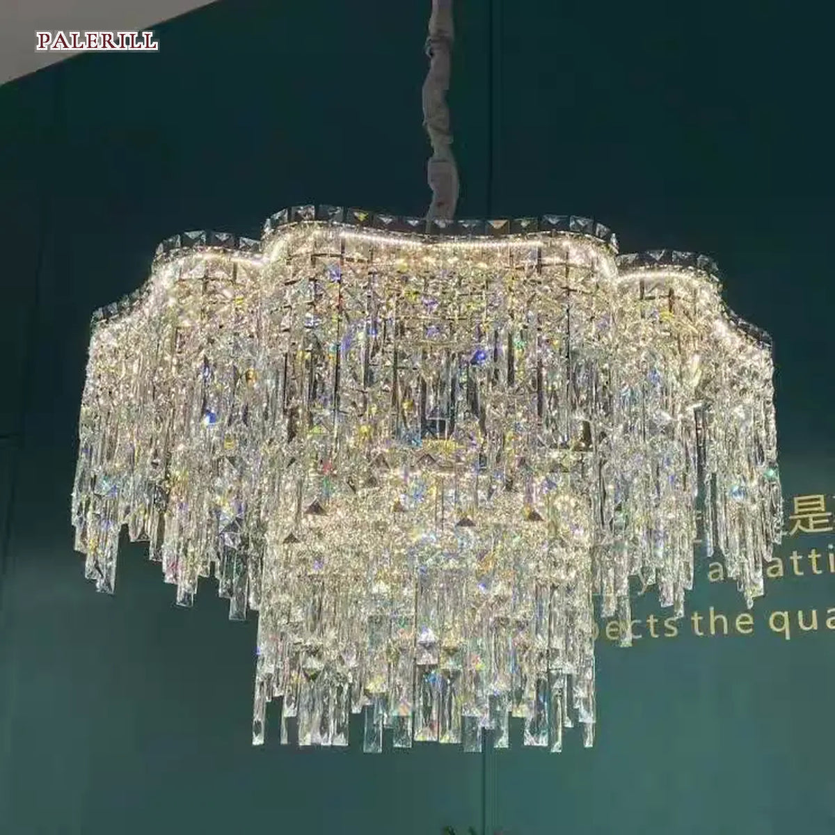 AM0617 — Modern Minimalist Crystal Chandelier for Living Rooms