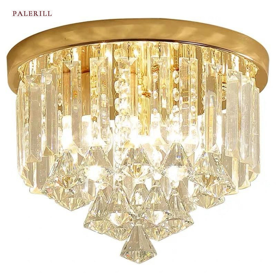 AM0543 — Modern Luxury Crystal Ceiling Light for Bedrooms