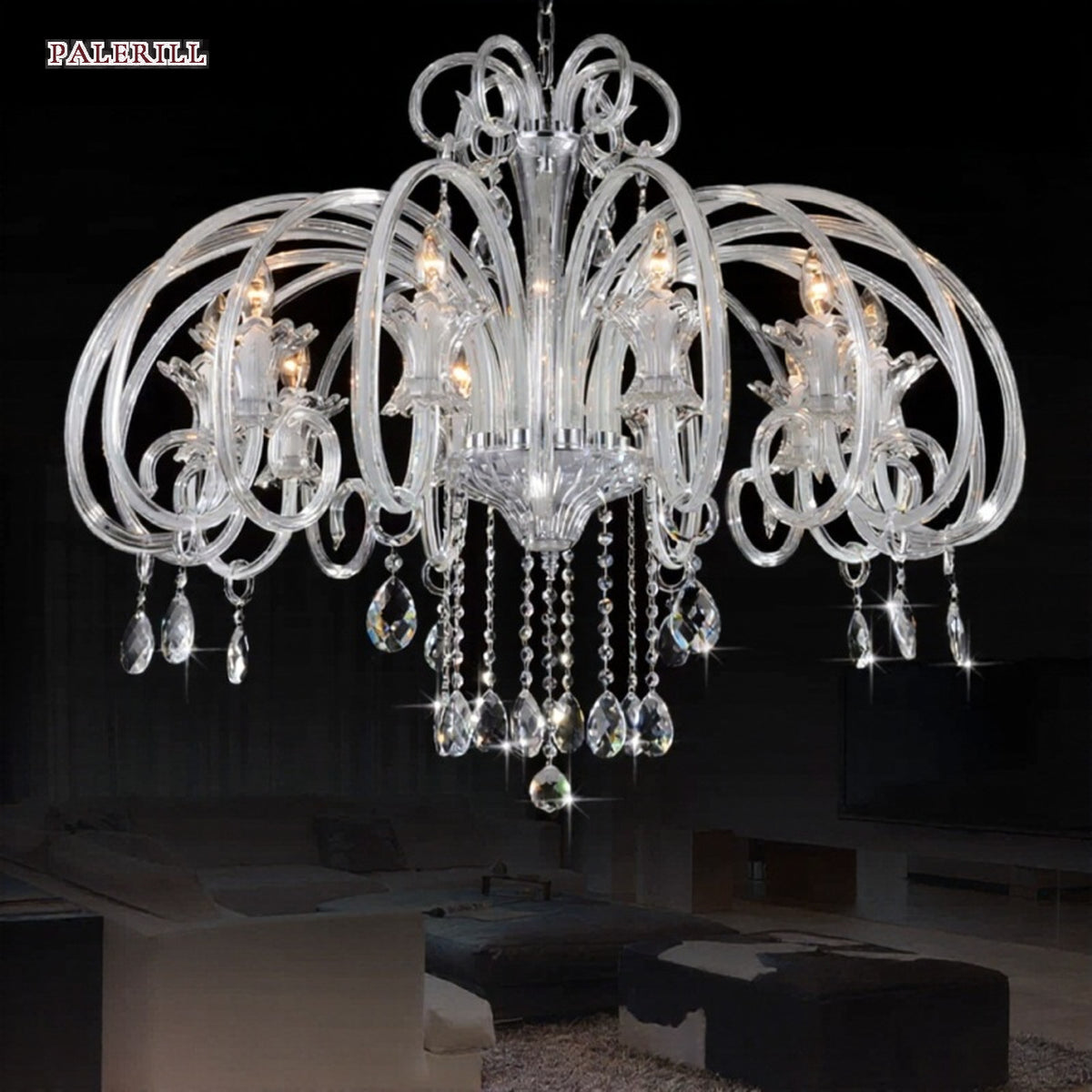 AM0726 — European Crystal Chandelier for Bedrooms