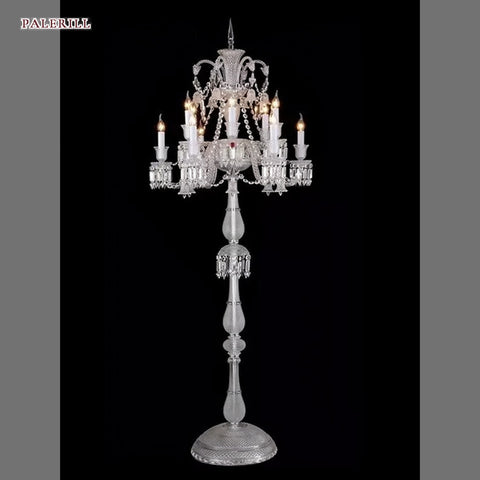Version K 9 heads, K9 crystal, dia. 70 cm, H 180 cm