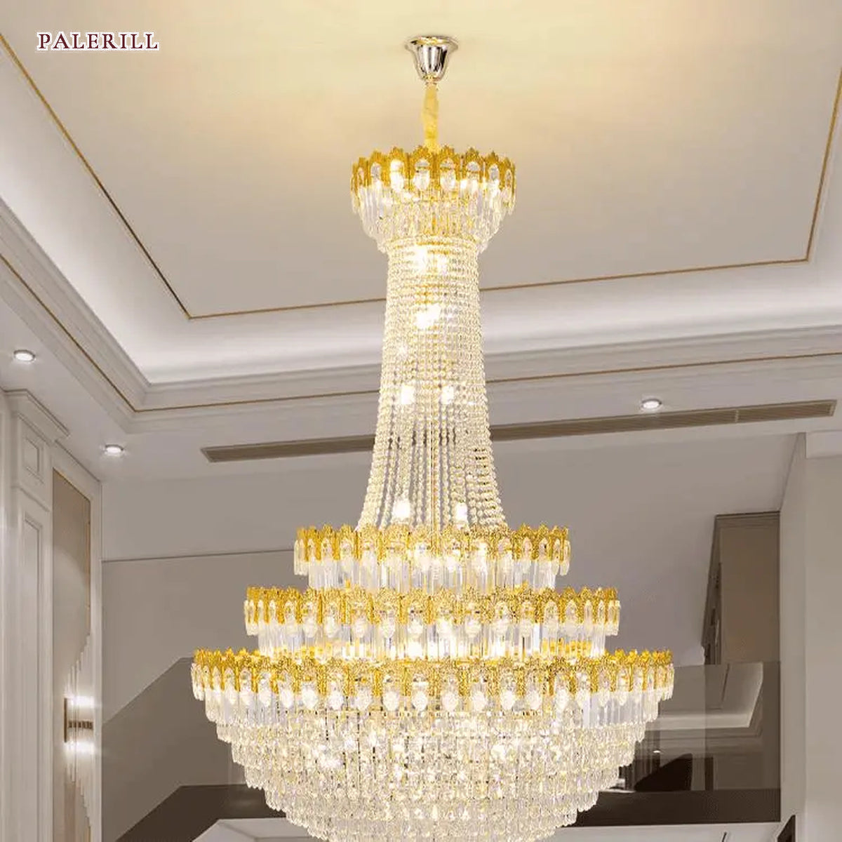 AM0661 — Light Luxury Crystal Chandelier for Living Rooms