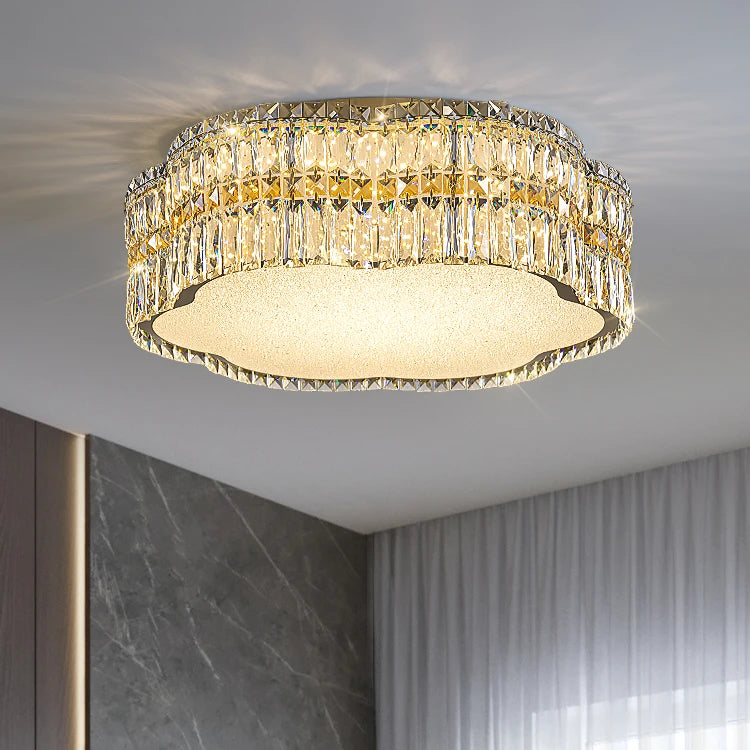 AM0091 · French Flush Mount Diamond Ceiling Light for Bedrooms · 4 Configurations — AM0091, view 3