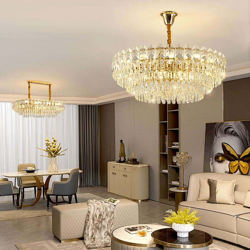 AM0123 · Modern Crystal Chandelier for Dining Rooms · 3 Configurations — AM0123, view 3