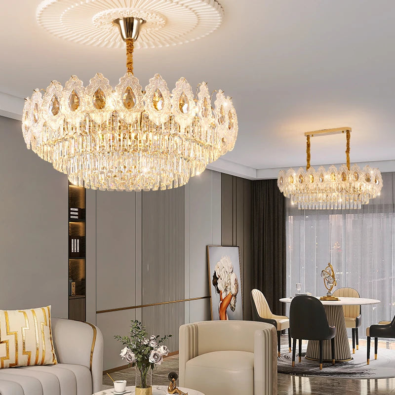 AM0016 · Modern Crystal Chandelier for Dining Rooms · 4 Configurations — AM0016, view 3
