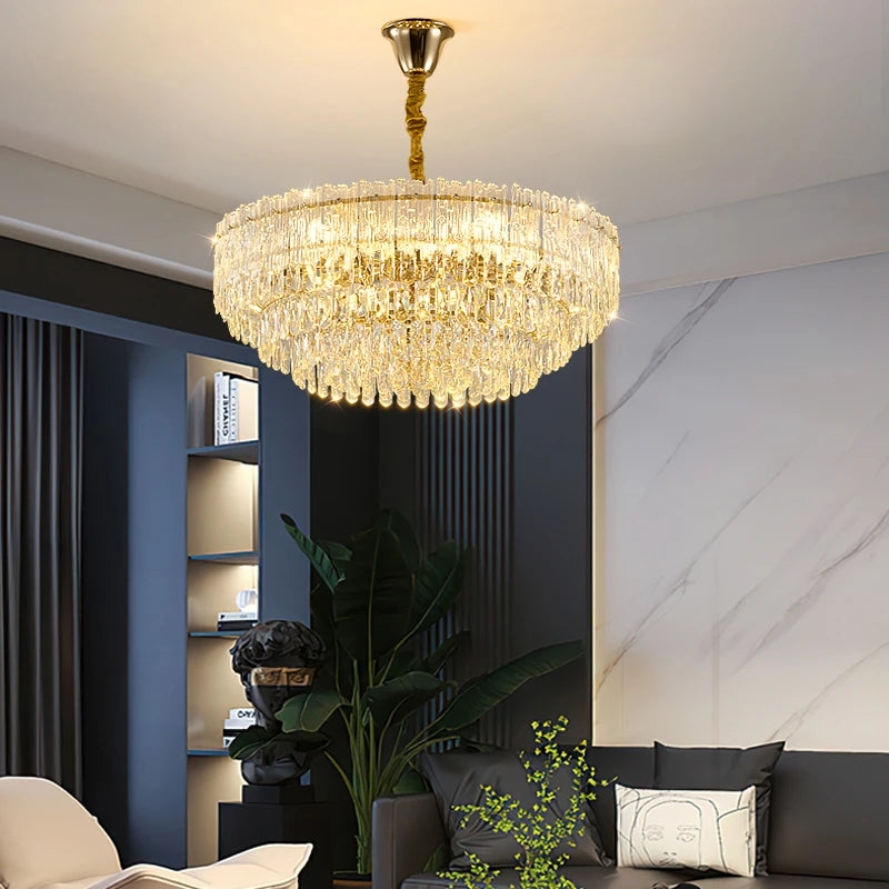 AM0017 · Modern Crystal Chandelier for Dining Rooms · 7 Configurations — AM0017, view 3