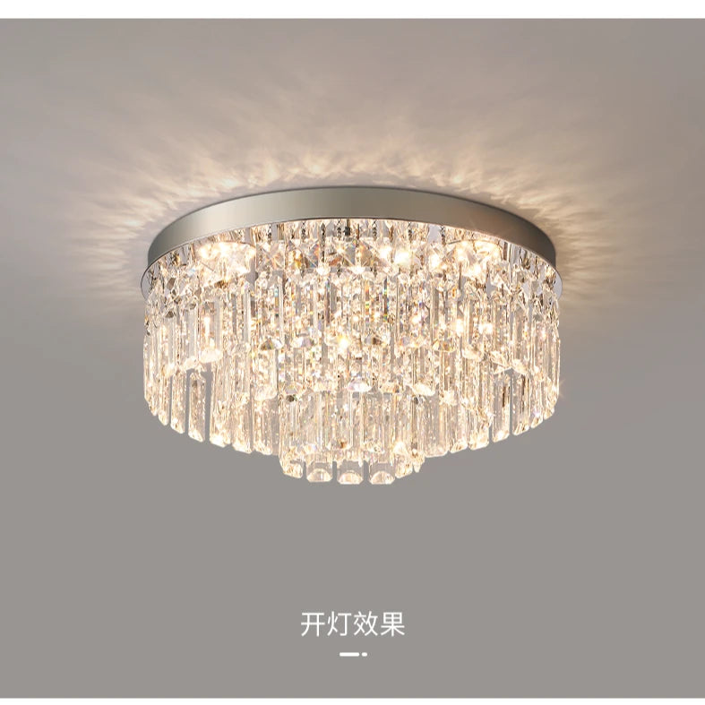 AM0089 · French Flush Mount Square Ceiling Light for Bedrooms · 3 Configurations — AM0089, view 3