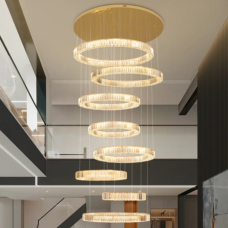 AM0068 · Modern Minimalist Cloud Cloud-Form Crystal Chandelier for Living Spaces — AM0068, view 3