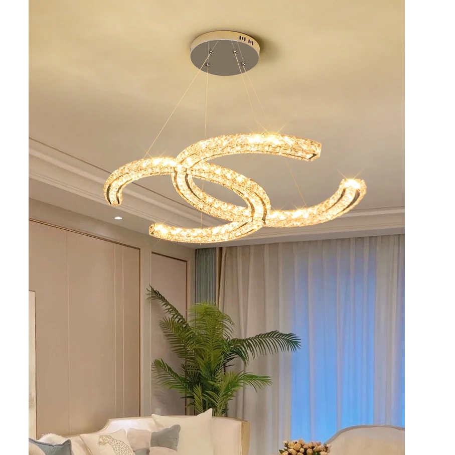 AM0085 · French Round Flush Mount Ceiling Light for Bedrooms · 8 Configurations — AM0085, view 3