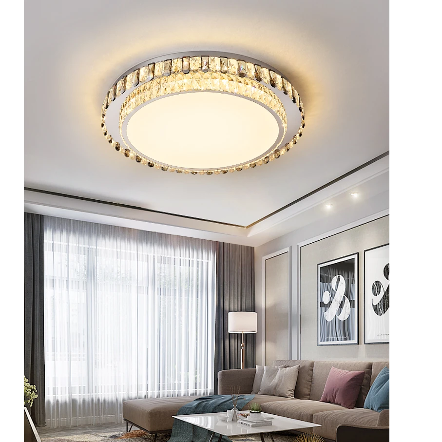 AM0114 · French Flush Mount Oval Ceiling Light for Bedrooms · 4 Configurations — AM0114, view 3