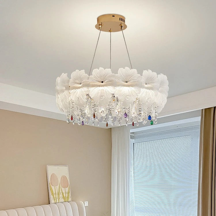 AM0103 · French Tiered Composition Crystal Chandelier for Living Spaces · 6 Configurations — AM0103, view 3