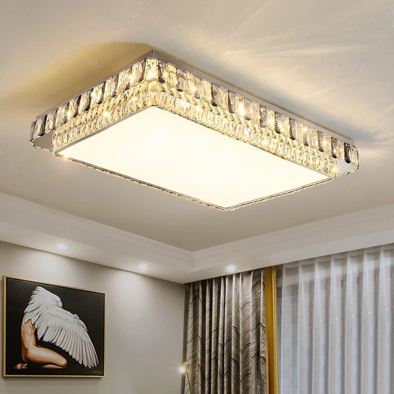 AM0115 · French Flush Mount Rectangular Ceiling Light for Bedrooms · 5 Configurations — AM0115, view 3