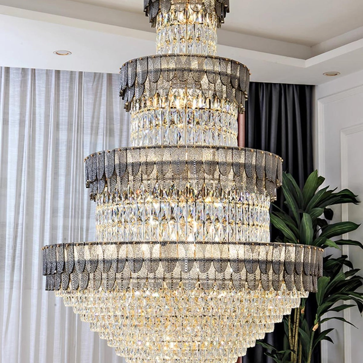 AM0654 — Modern Luxury Crystal Chandelier for Living Rooms