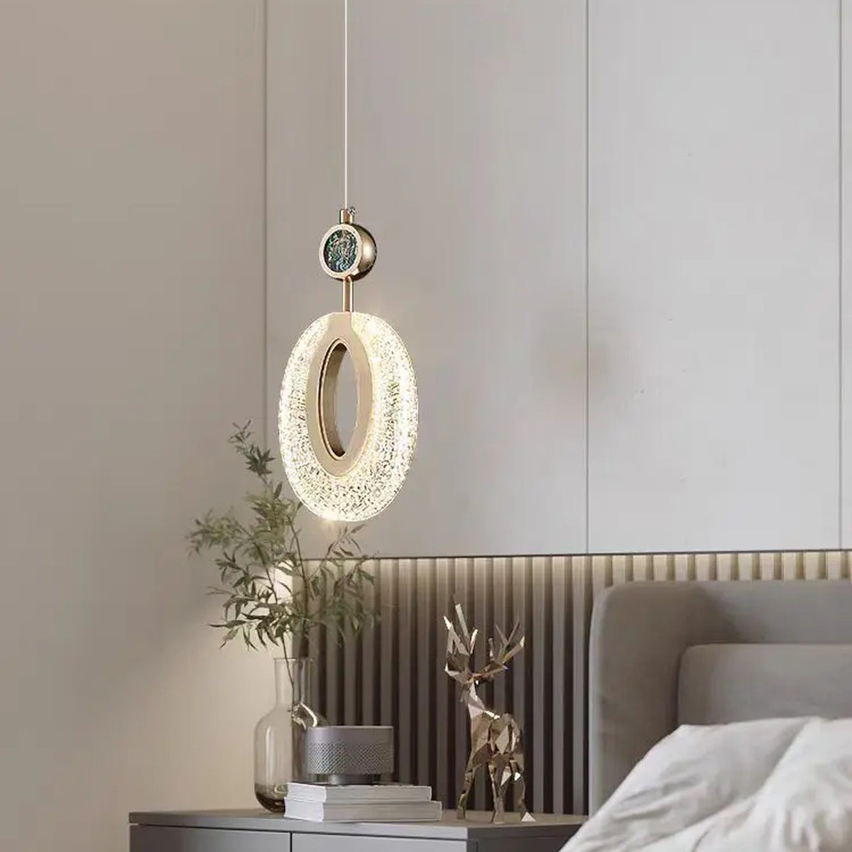 AM0519 — Light Luxury Lychee Crystal Chandelier for Master Bedrooms