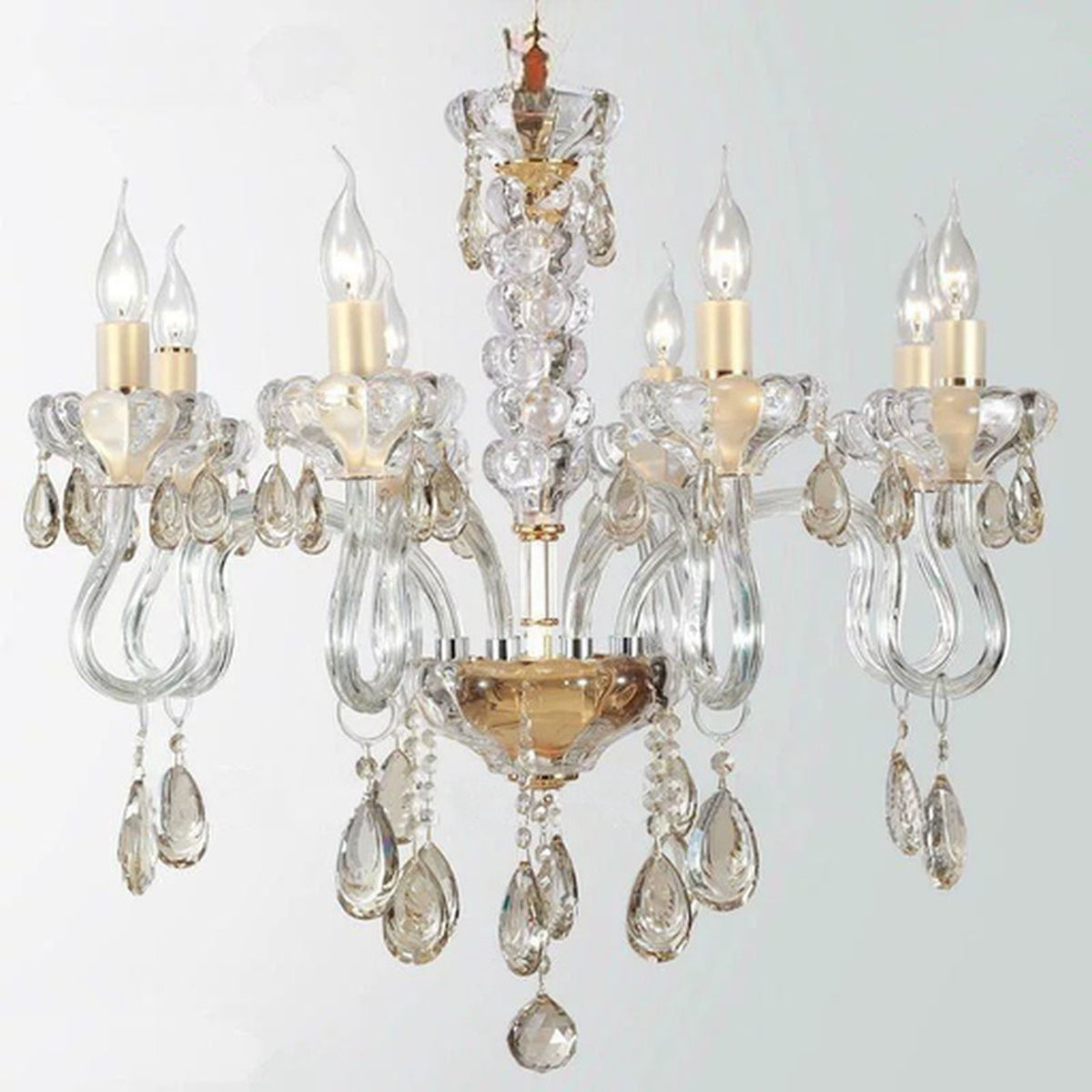 AM0721 — Modern Minimalist Candle Crystal Chandelier for Kids' Rooms