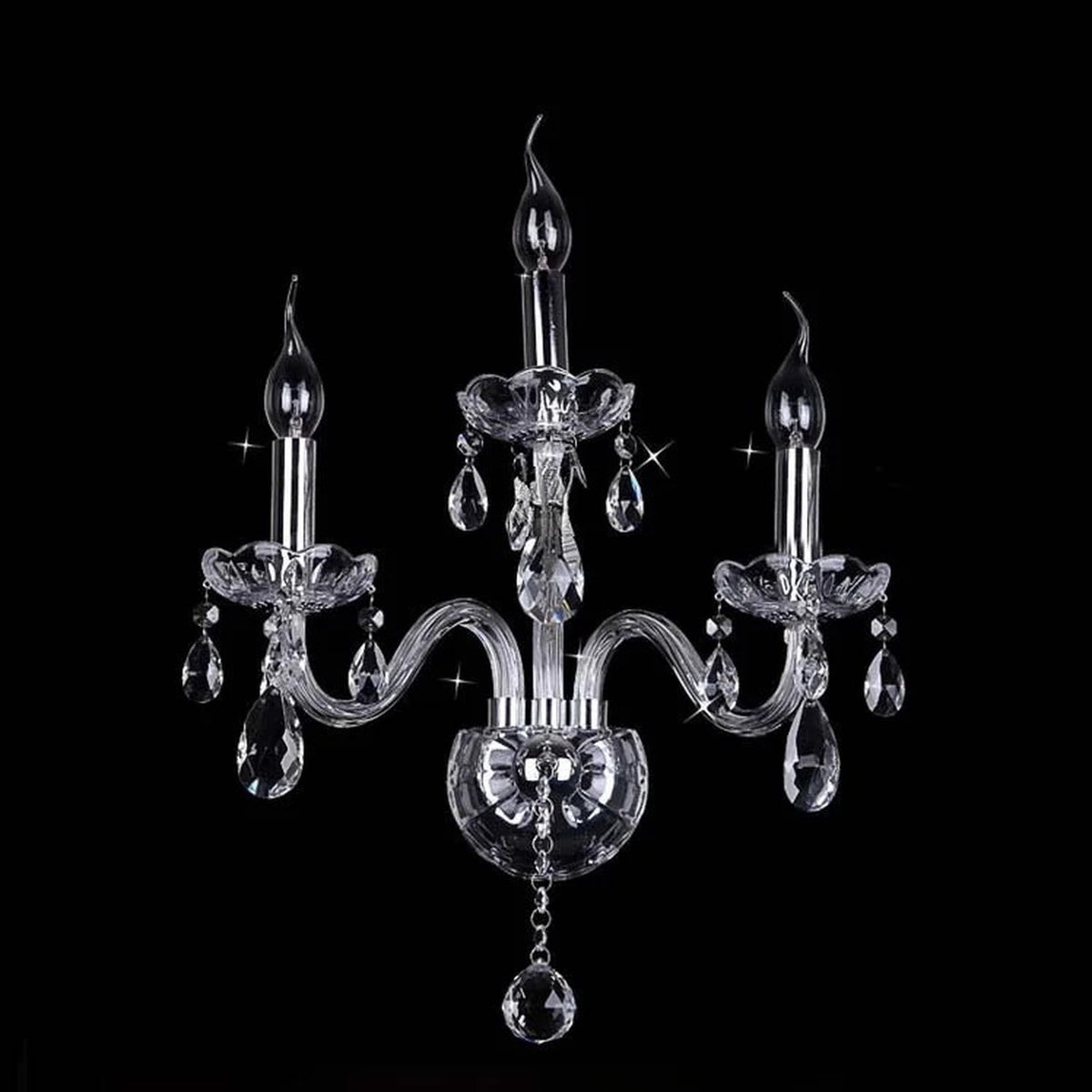AM0732 — European Crystal Wall Light for Living Rooms & Dining Rooms