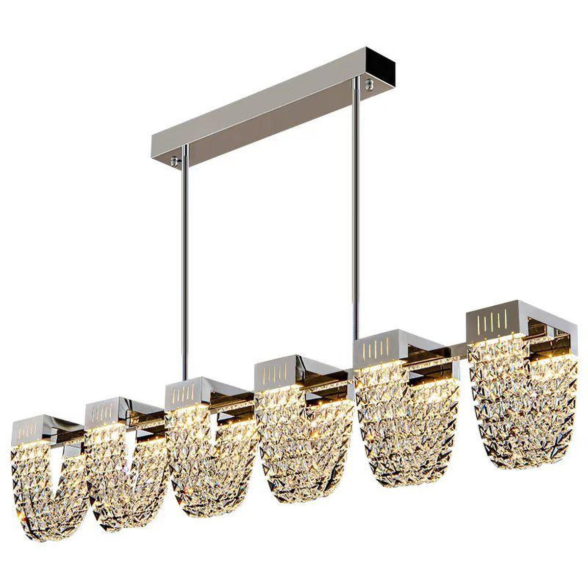 AM0501 — Modern Minimalist Crystal Chandelier for Living Rooms
