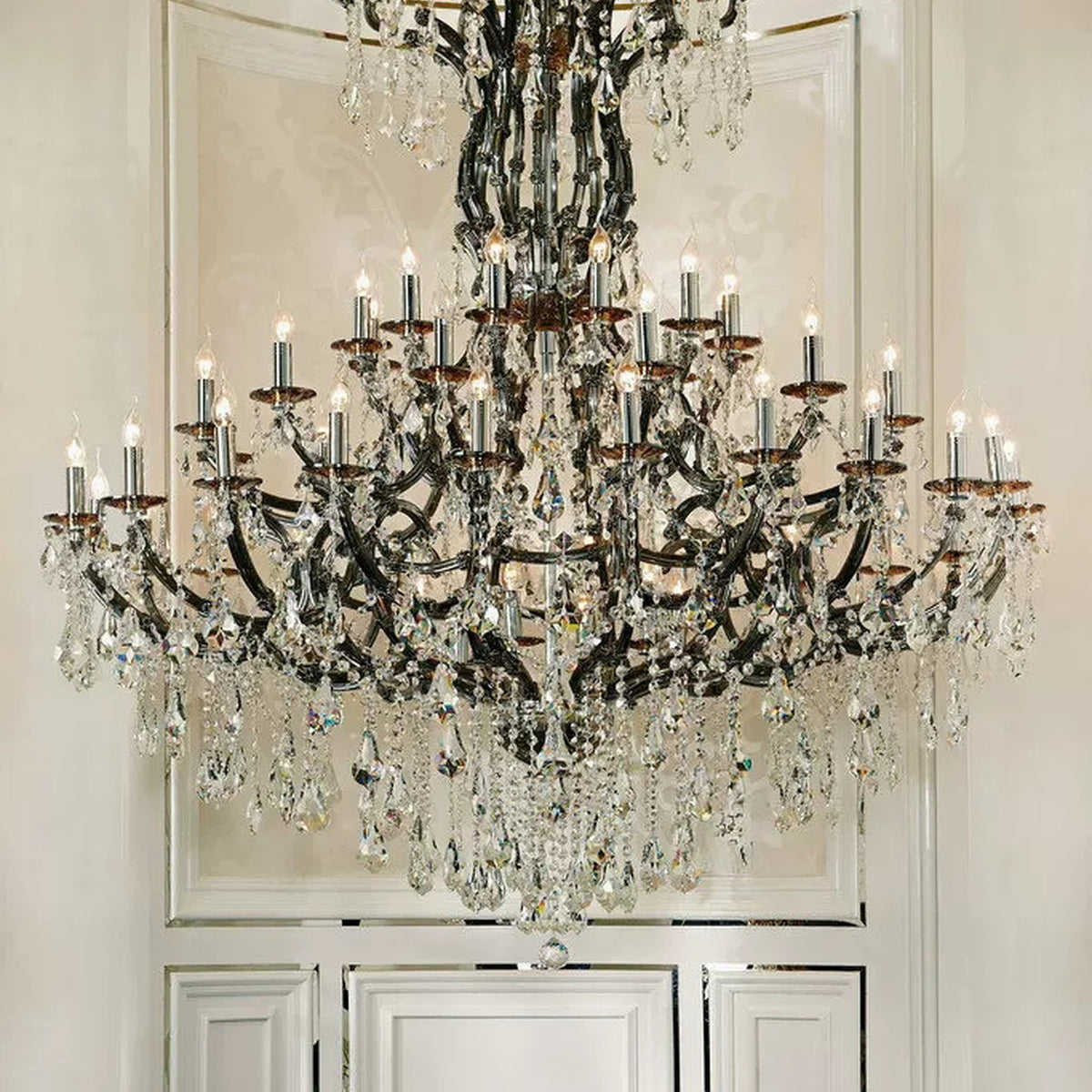 AM0807 — European Crystal Chandelier for Loft Spaces & Duplex Spaces