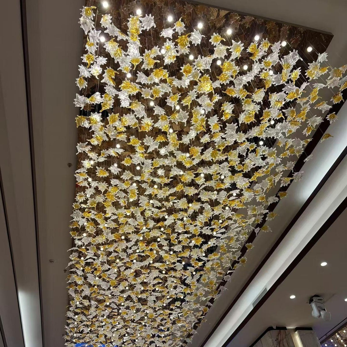 AM0585 — Glass Chandelier for Hotel Lobbies