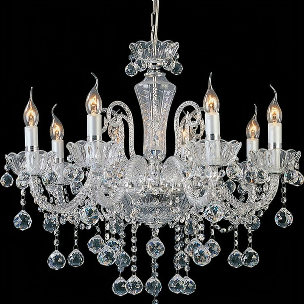 AM0754 — European Stairwell Crystal Chandelier for Kids' Rooms