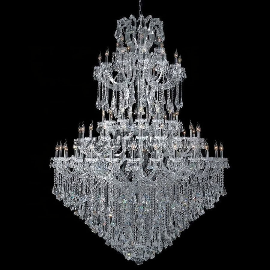 AM0763 — European Grand Hall Crystal Chandelier for Duplex Spaces & Stairwells