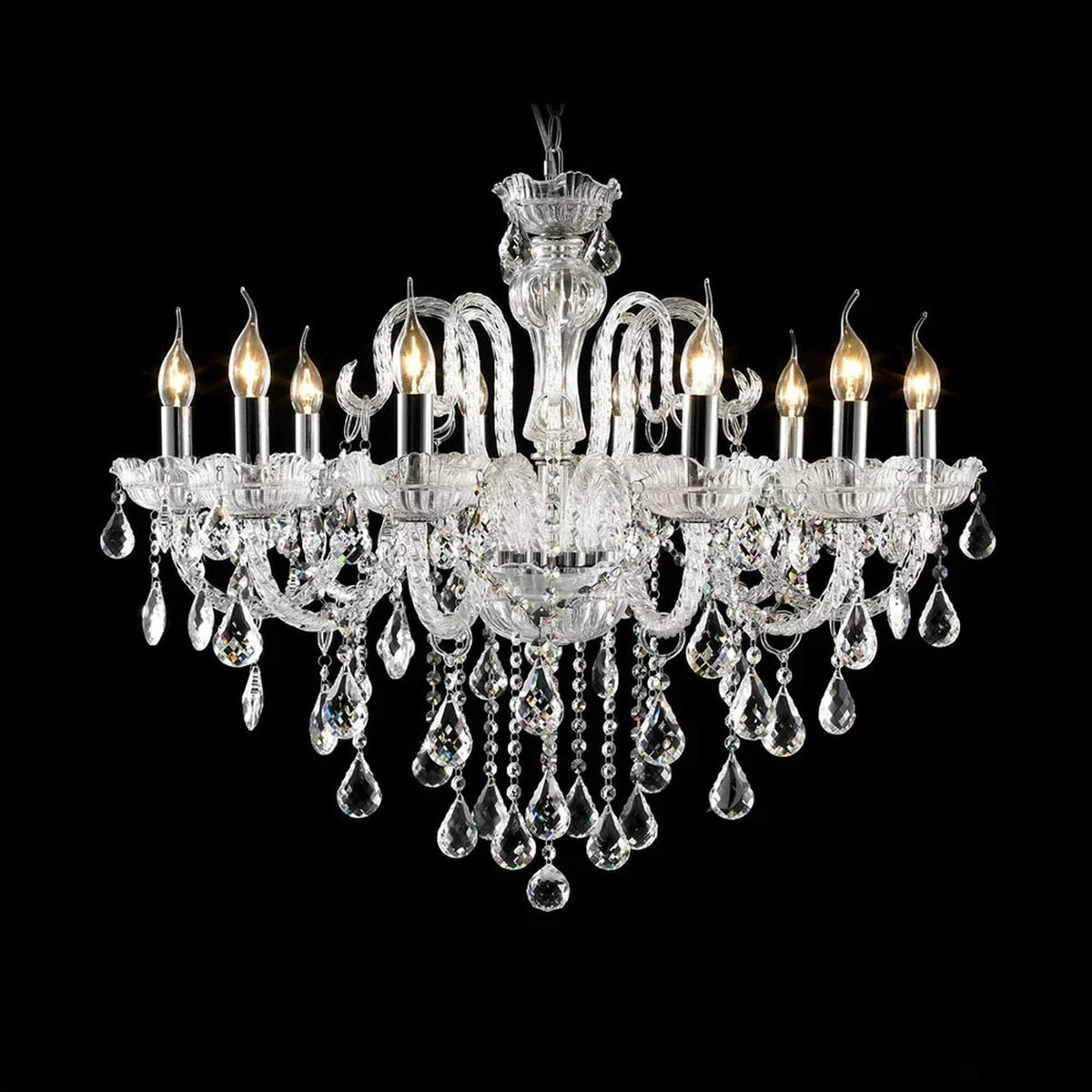 AM0817 — European Crystal French Chandelier for Retail Spaces & Gym Spaces