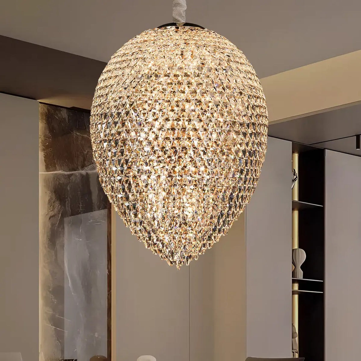 AM0672 — Modern Luxury Crystal Chandelier for Living Rooms